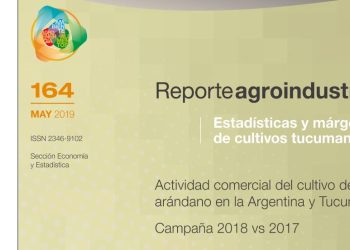 Actividad comercial del cultivo de arándano en la Argentina y Tucumán, campaña 2018 vs 2017